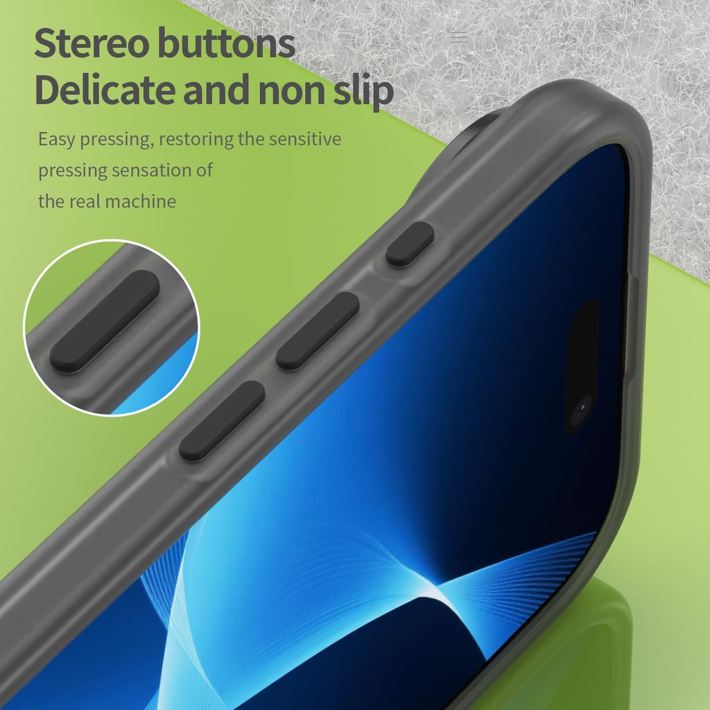 For iPhone 17 Air Case Compatible with MagSafe TPU+PC Slim Matte Translucent Phone Cover