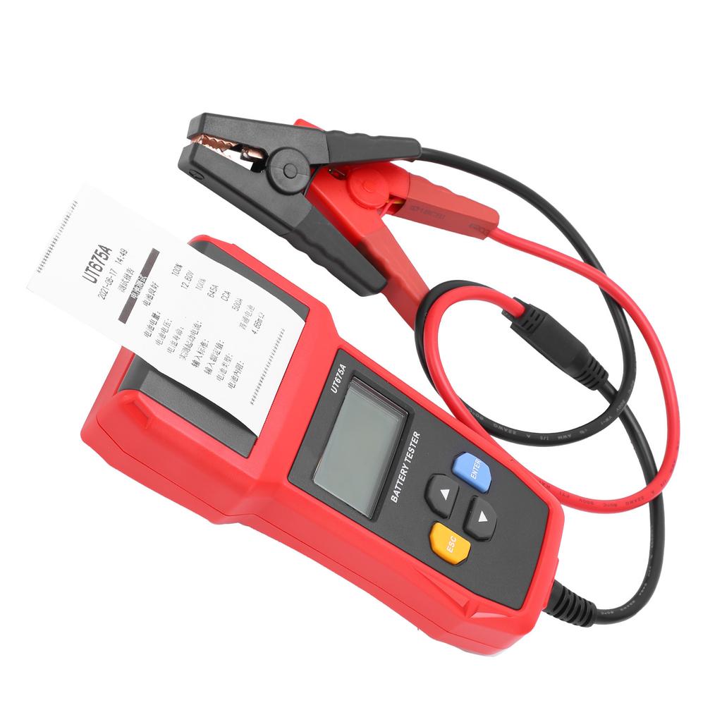 UT675A Car Battery Tester Digital Battery Indicator with Print Function and Ripple Test for Car s Battery Testing