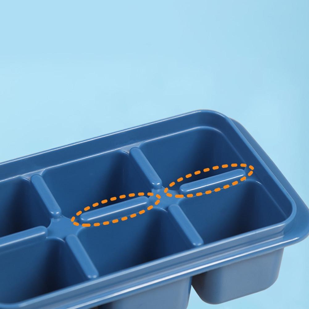 Σετ 3 Μεγάλου Μεγέθους Φόρμες Σιλικόνης για Παγάκια με Καπάκι Εύκολος Αποκαλουπωτής