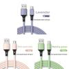 Silicon Green Typec Charging Cable With Fast Charging For Huawei Xiaomi Vivo Oppo Devices