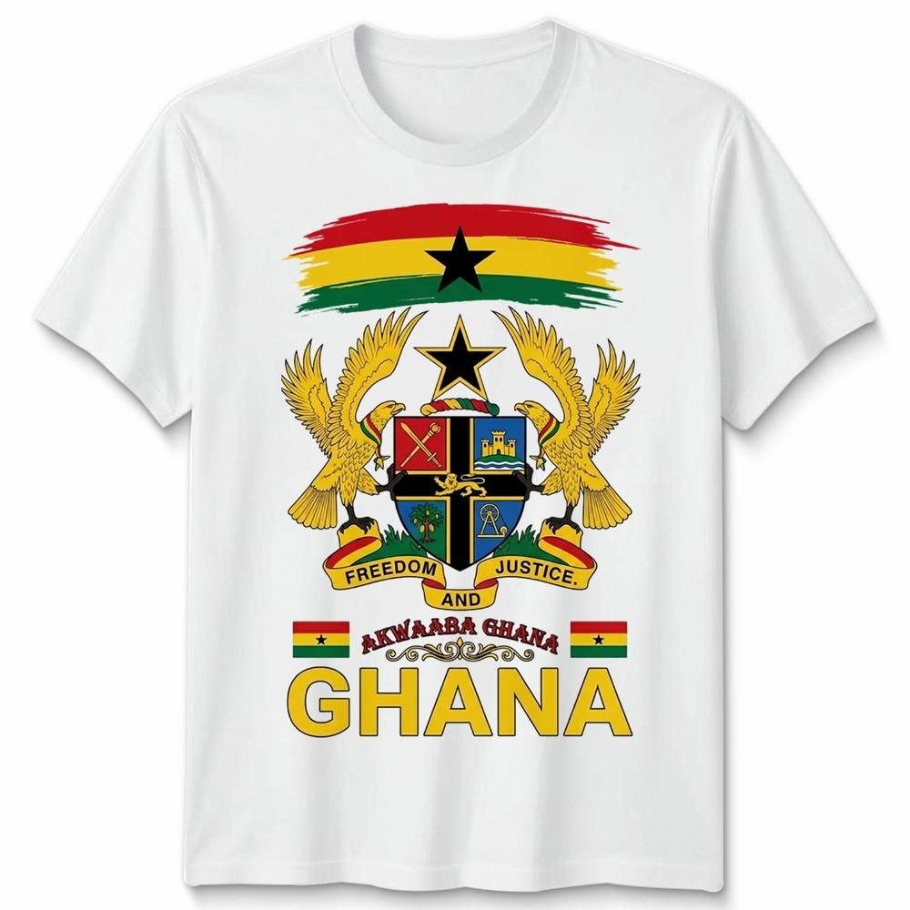 Ghana Roots Heritage Outfit Idea For Unisex Ghanaian Flag Tshirt