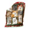 Throw Blanket Cat Lover's Plush Fleece Throw Blanket for Sofa Naps Office Breaks  Christmas DecorCozy Cat Lover's Plush Fleec
