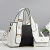 Urban Minimalist Pu Tote Bag With Multicompartment Design For Daily Use