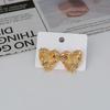 Fashion Medieval Round Love Earrings Retro Metal Stud Earrings Temperament Light Luxury Earrings Women