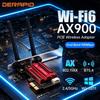 WiFi 6 AX900 PCIe X1 Dual Band 2.4/5GHz Bluetooth 5.4 High Gain Antennas Network Card For Desktop Win 10 11 Hot Sale 3