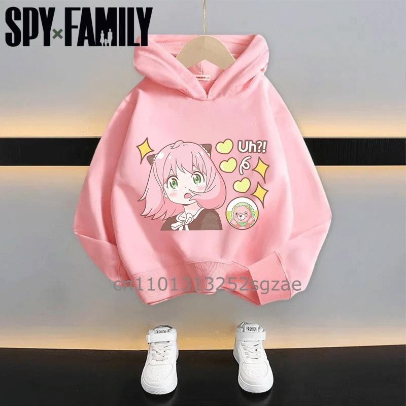 

Kids Spy x FAMILY Yor Forger Pullover Hoodie, Cute Anime Character Long Sleeve Loose Fit Sweatshirt, Cozy Casual Top for Toddler 130