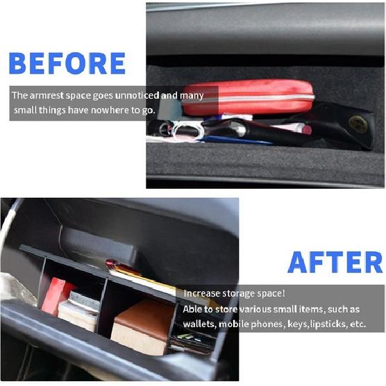 For 2015-2022 GMC Canyon Pickup Glove Box Storage Organizer Divider Accessories