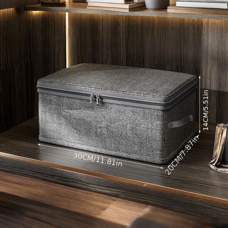 

Штабелируемые Складные Тканевые Коробки для Хранения с Крышками и Ручками Жесткие и Складные Коробки для Хранения Шкафчики для Одежды Хранение под Кроватью