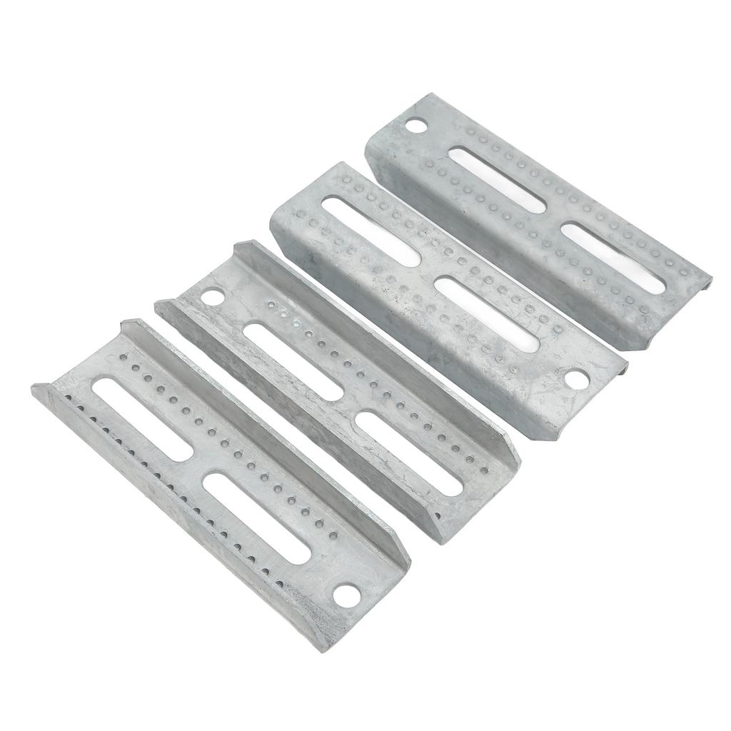 Galvanized Swivel Bunk Bracket Kit Adjustable Sturdy Construction for 3x3 Boat Trailer Cross Member