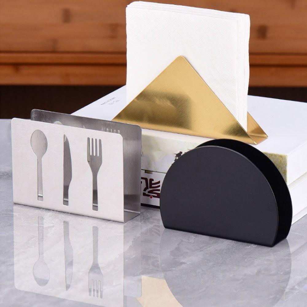 Heavy Duty Napkin Container Rustproof Tissue Dispenser Modern Napkin Storage Rack  Household