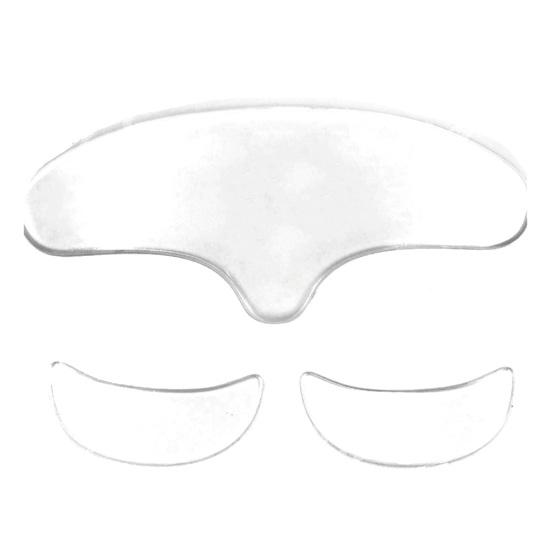 1/2/3Pcs Silicone Reusable Anti Wrinkle Forehead Eye Jaw Pad Patch Skin Care