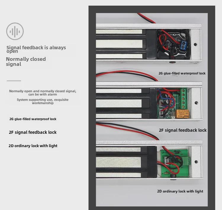 280KG Elektromagnetický zámek pro kontrolu přístupu pro bezpečné vstupní systémy