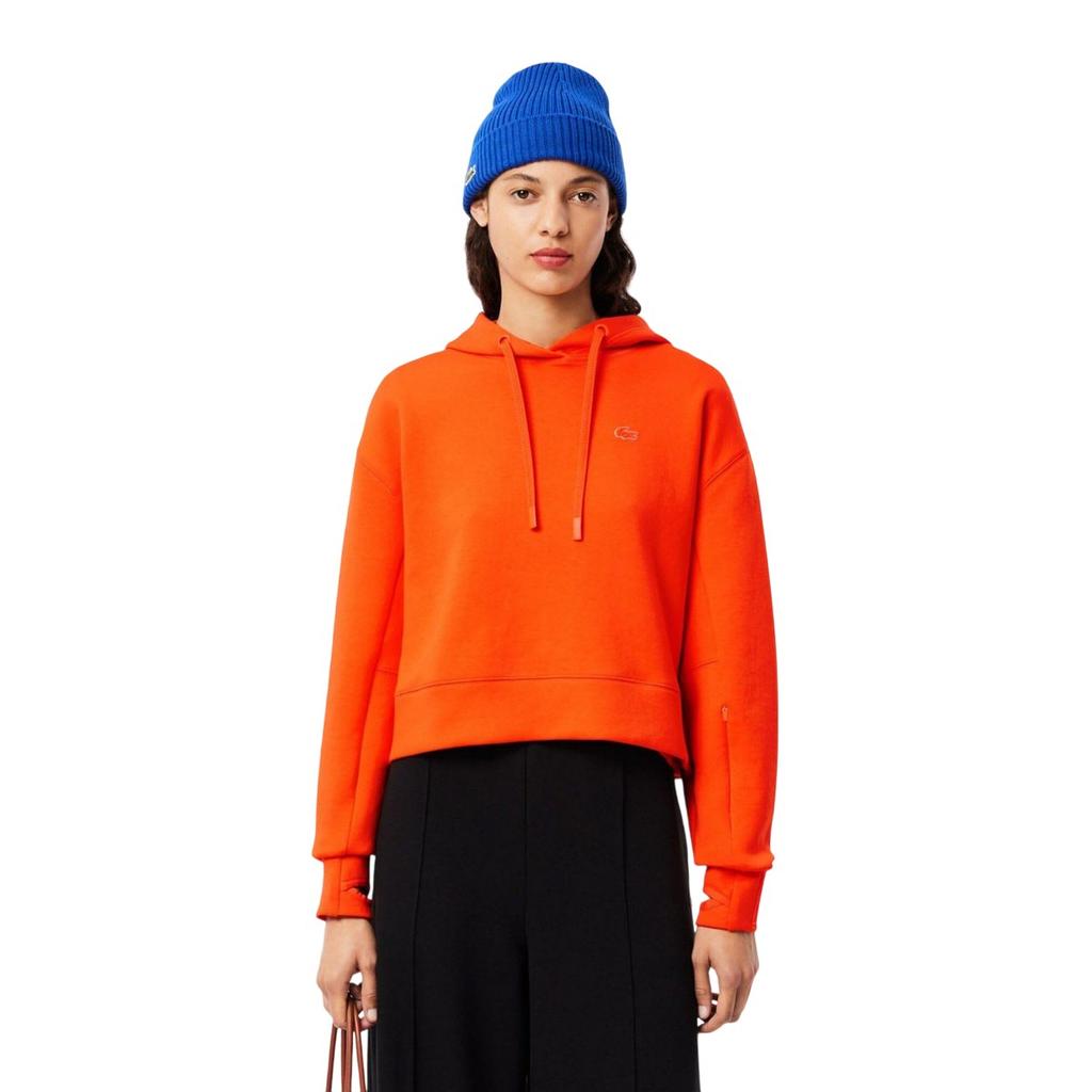 Lacoste Womens/Ladies Short Cut Cotton Hoodie