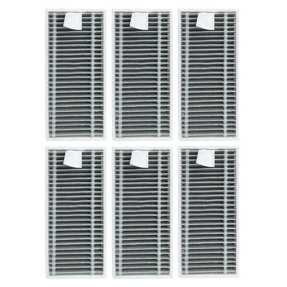6pc For Ecovacs Washable Replacement Filters, Suitable For  Deebot X11, OmniCyclone, X11 Pro, X11 Pro For Omni, X11 X11 Famil