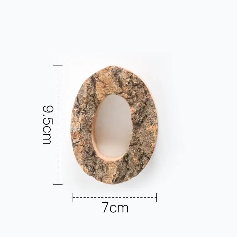 Zusammen mit Bark Massivholz Retro Holz Englische Buchstaben Alphabet Zahl für Cafeteria Bar Heimdekoration Vintage DIY Buchstabe