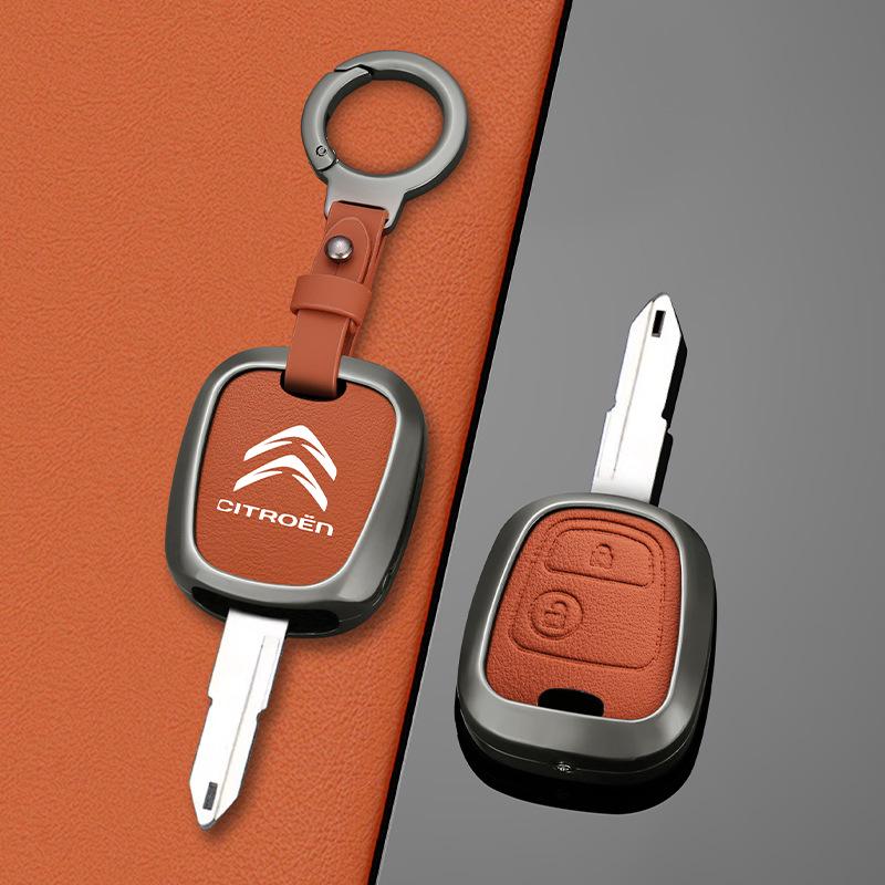 Full Coverage Metal Key Shell for Dongfeng Citroen C2, Elysee, Picasso