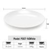 Commercial A5 Melamine Round Dinner Plates - 5 Pack