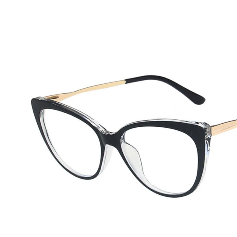 Cat Eyes Frame Clear Lens Glasses Myopia Nerd Spectacles Degree -0.5 -1.0 -2.0 To -6.0 Fashion Hyperopia +0.5 To +6.0