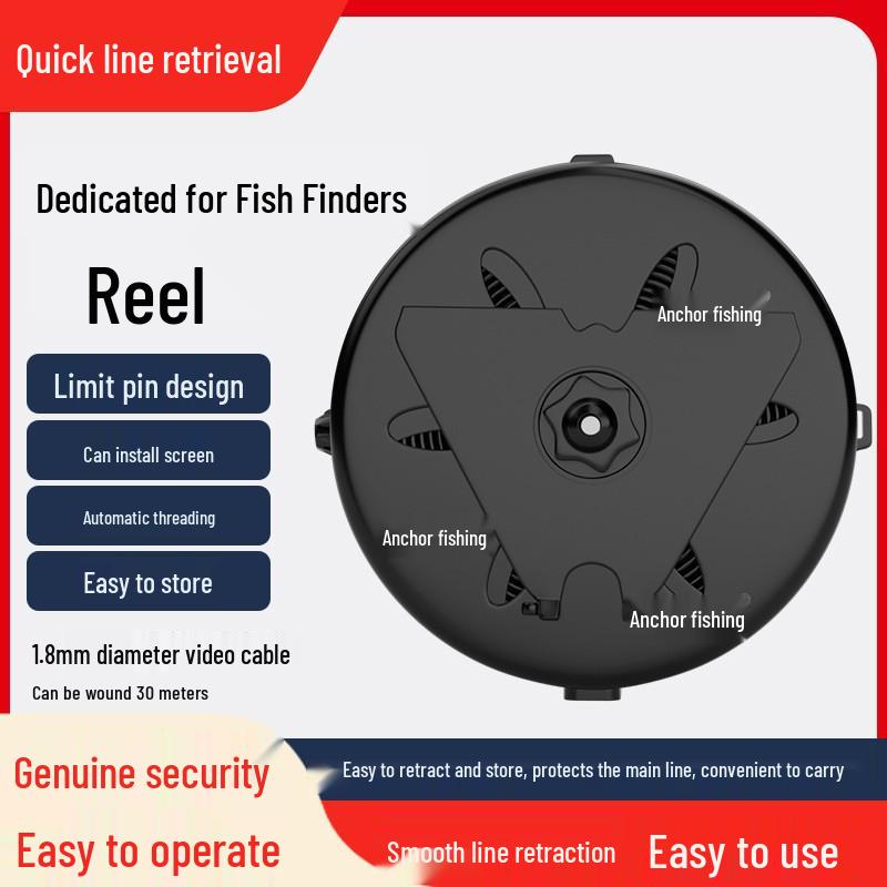 

4.3-Inch to 5-Inch Underwater Night Vision Fish Finder with Reel for Wild Fishing Fish Anchor Device
