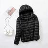 Women's Ultra-Light Plus Size Down Jacket - Short & Slim for Middle-Aged