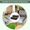 4 Piece Raised Garden Bed with Legs Planter Box Brown for Growing Flowers Herbs Vegetables Durable Wood Design with Elevated Su