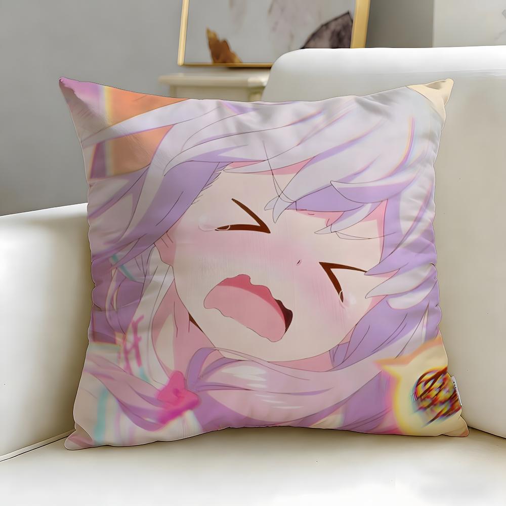 Romance Anime Eromanga Sensei Cushion Cover Soft  EasyWash Pillow Case  Versatile for Couch Bed Travel and Office