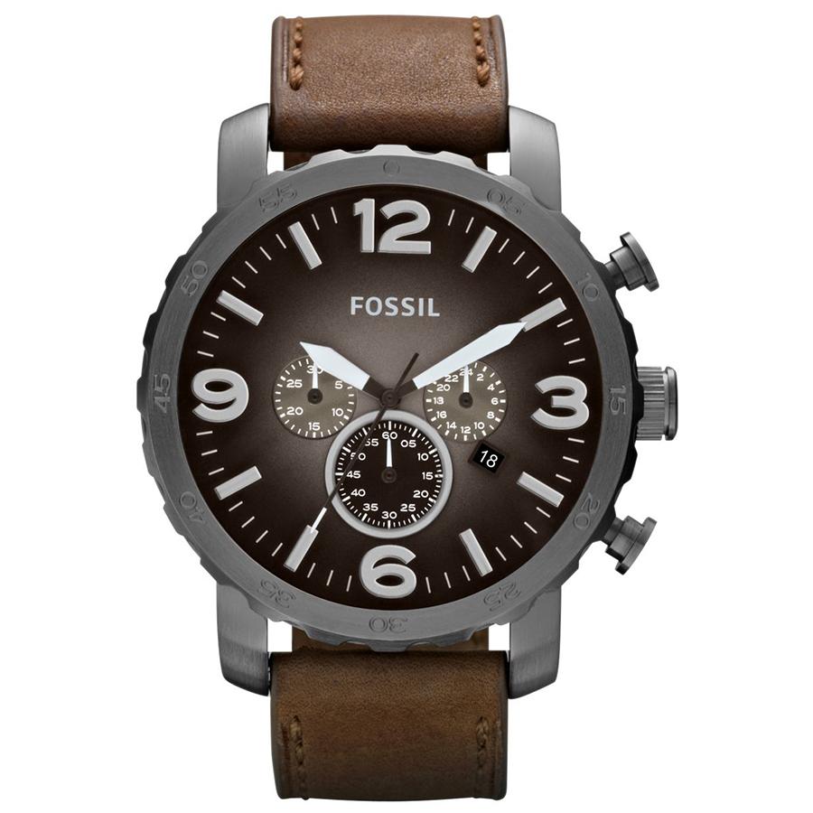 

Men s Sport Quartz Watch 100m Water Resistant Leather Strap Daily Sports Multi-Function Wristwatch JR1424