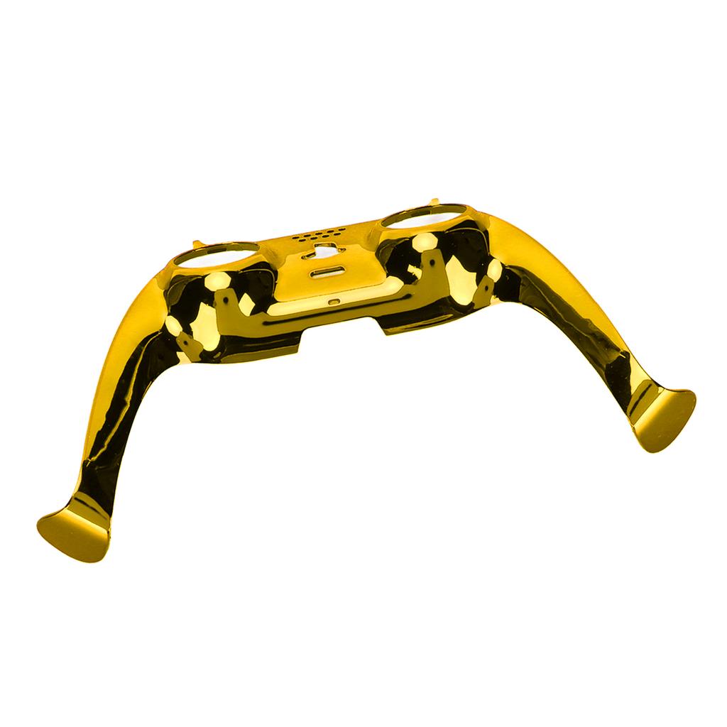 Per Controller PS5 Cover Frontale Fai da Te Clip di Sostituzione Guscio Accessori Decorativi con Copri Joystick Oro