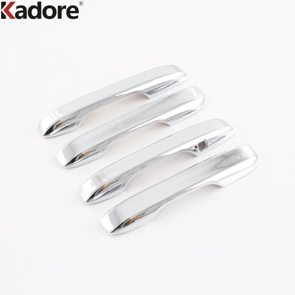 For Honda CRV CR-V  2024 2025 Carbon Fiber Car Door Handle Cover Trim Side Door Handles Catch Cap Overlay Accessories
