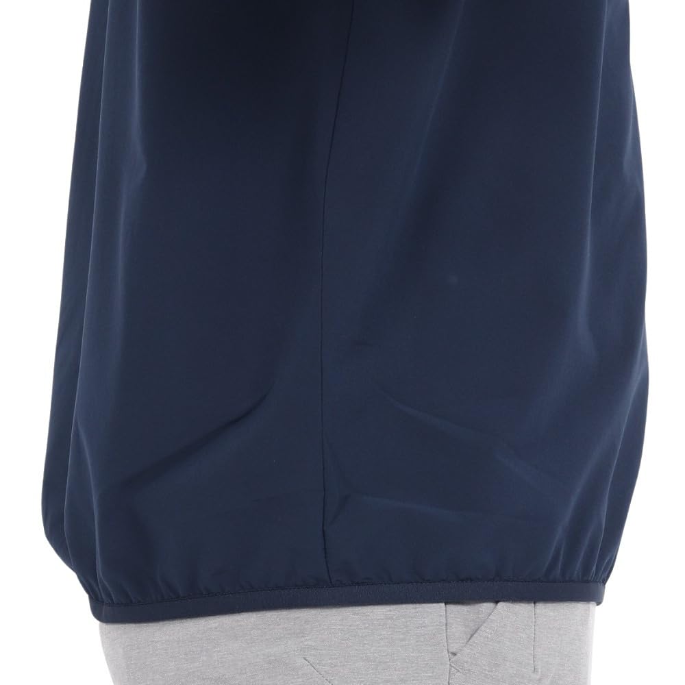 Coq Sportif Pullover With Short Sleeve Cut and Light Rain Golf LG4FTZ00M NV00 [Le Golf] [Stretch Forcer] Inner, Sew, Lightweight, Compatible, Men's