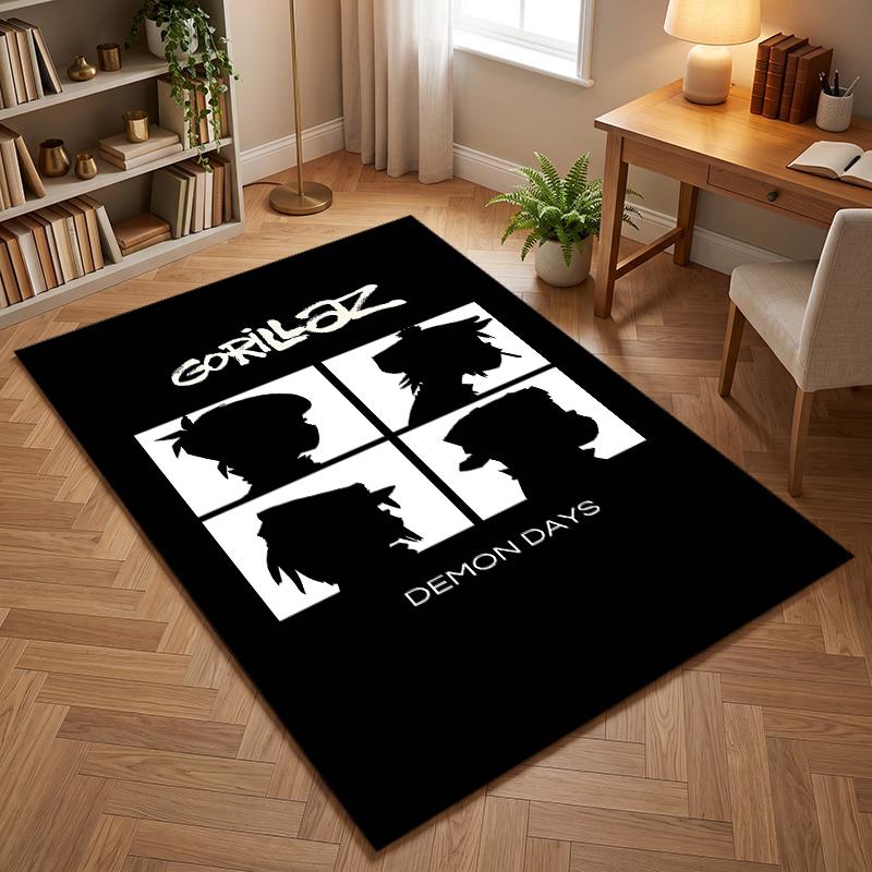 Gorillaz (14) Office Carpets Suitable for Living Rooms Bedrooms Offices and Kitchens a Gift for Modern Home Decor