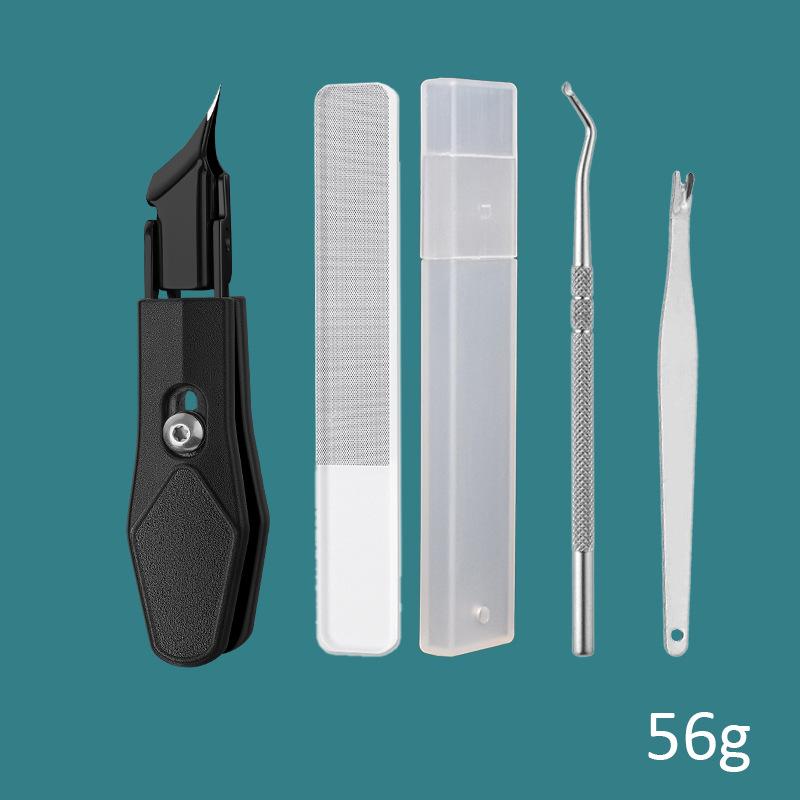 25° Slant Edge Nail Clipper Wide Opening Stainless Steel Eagle Beak Oblique Toe Nail Trimmers Professional Toenail Tools