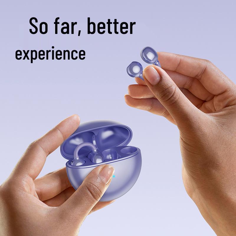 Wireless Bone Conduction Ear-Clip Bluetooth Headphones for Apple & Sony (2025 Model Q72)