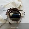 Retro Semi-round Soft Leather Rivet Corner Commuting Niche Texture Handbag
