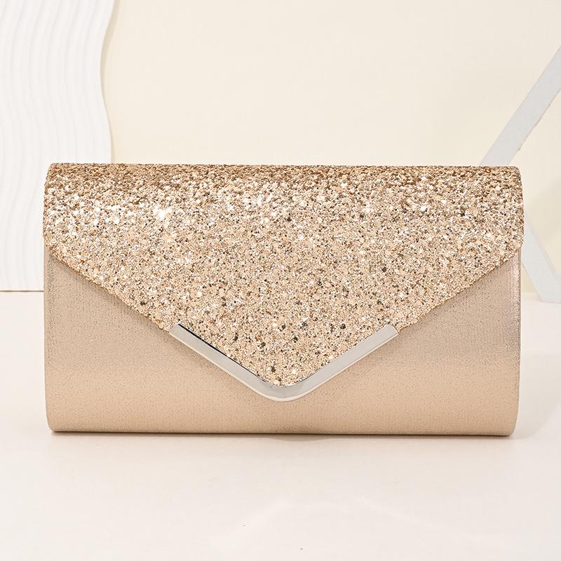 2025 Sequin Evening Makeup Clutch - Shiny Color