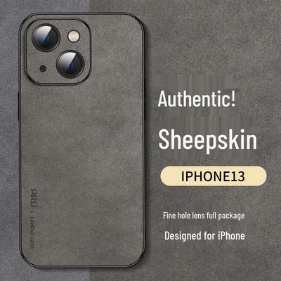 Shangsu Nubuck Leather Anti-Drop iPhone 13 Series Case