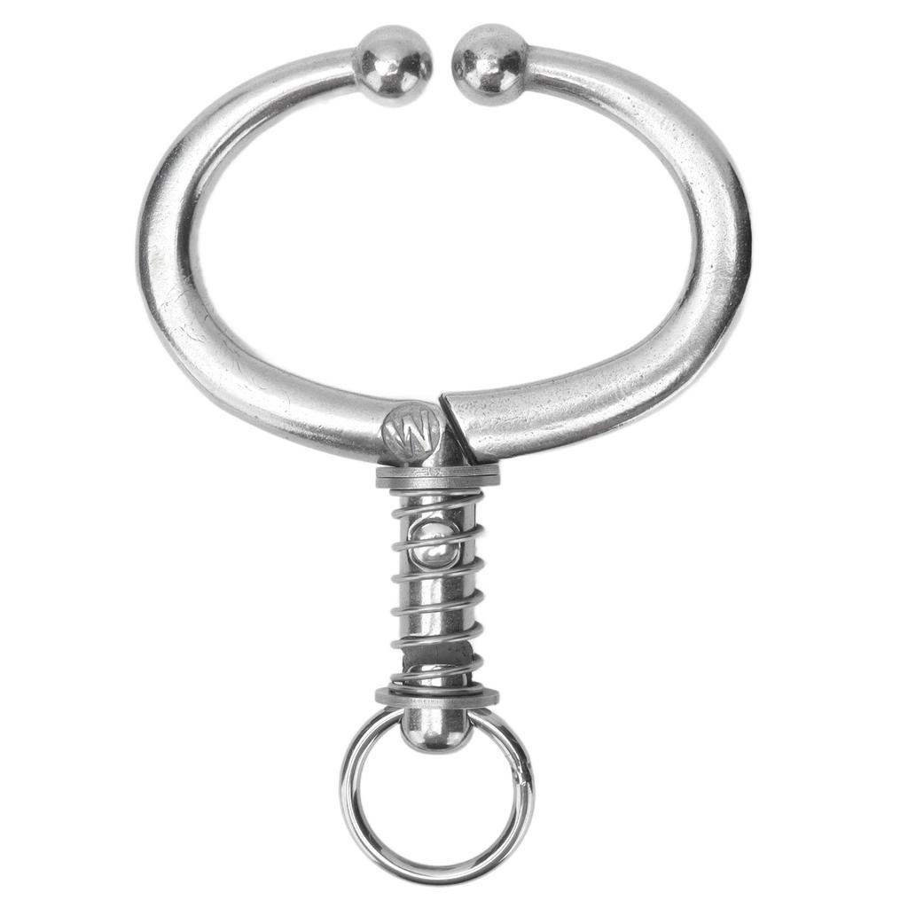 Cattle Nose Ring Cattle Spring Nose Ring Cattle Nose Ring Stainless Steel Cattle Nose Clamp Cow W Spring Nose Ring for Farm