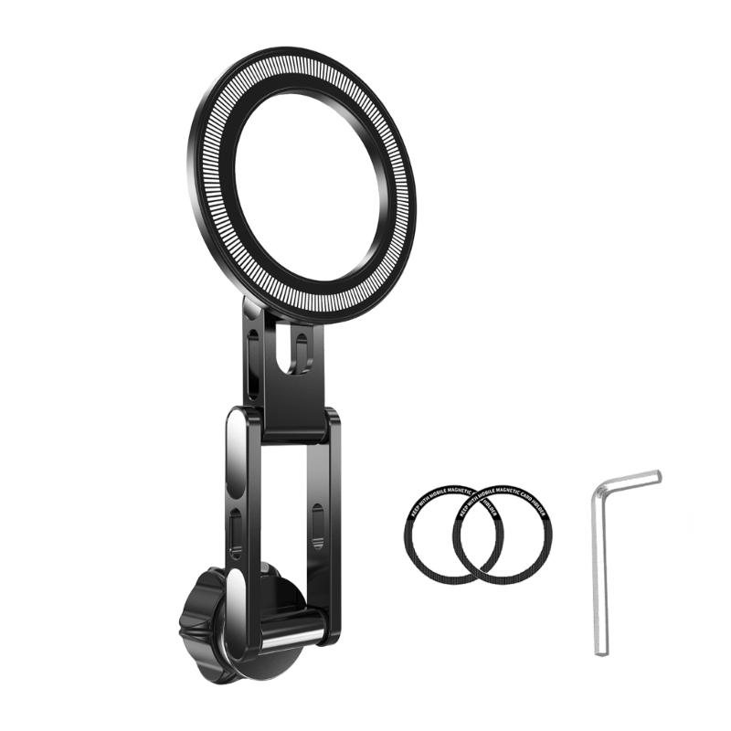 

Aluminum Alloy 17mm Ball Head Magnetic Phone Mount With 360 Rotation For Car Vent Dashboard Stand 1