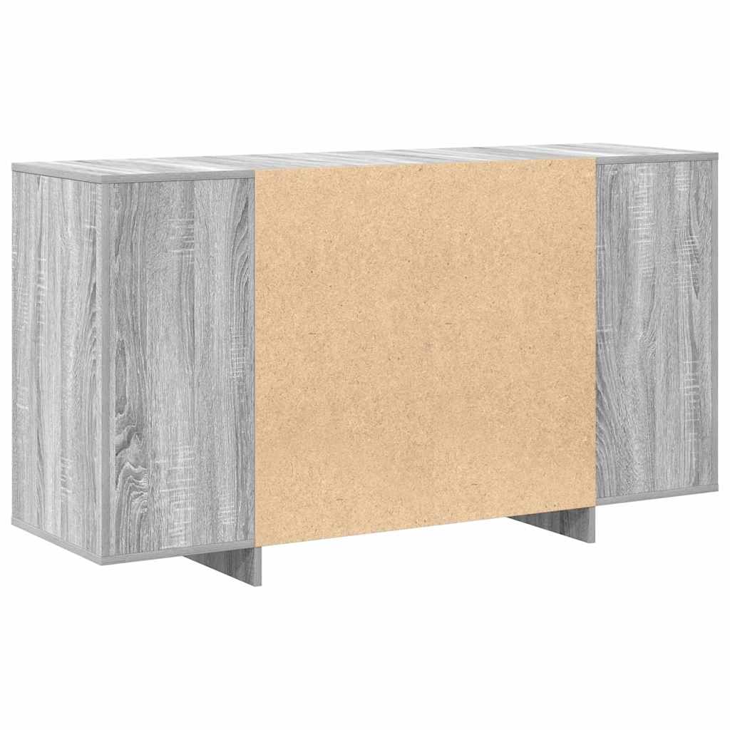 Sideboard Grey Sonoma 135 x 41 x 75 cm Particle Board