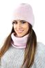 Benita Alpaca Hat and Scarf Set, Pink