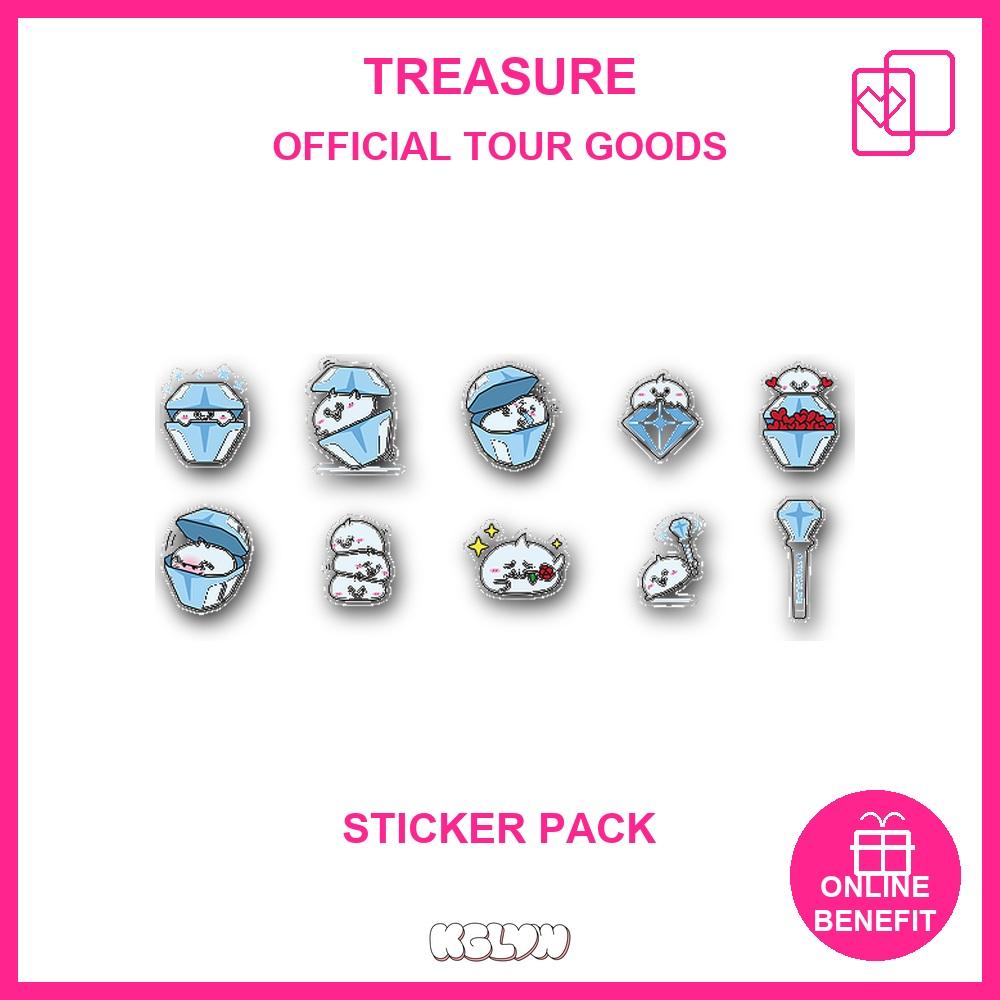 TREASURE Tour Merch Version Select Official K-POP Light Stick TEUYA] TREASURE STICKER PACK