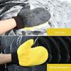 Car Wash Glove Waterproof Anti-scratch Thickened Soft Tear-resistant Car Detailing Coral Fleece Super Absorbent Car Wipe Cloth