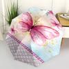1pc Pink Butterfly Garden Umbrella with Plastic Handle,Suitable for All Seasons UmbrellaPT474
