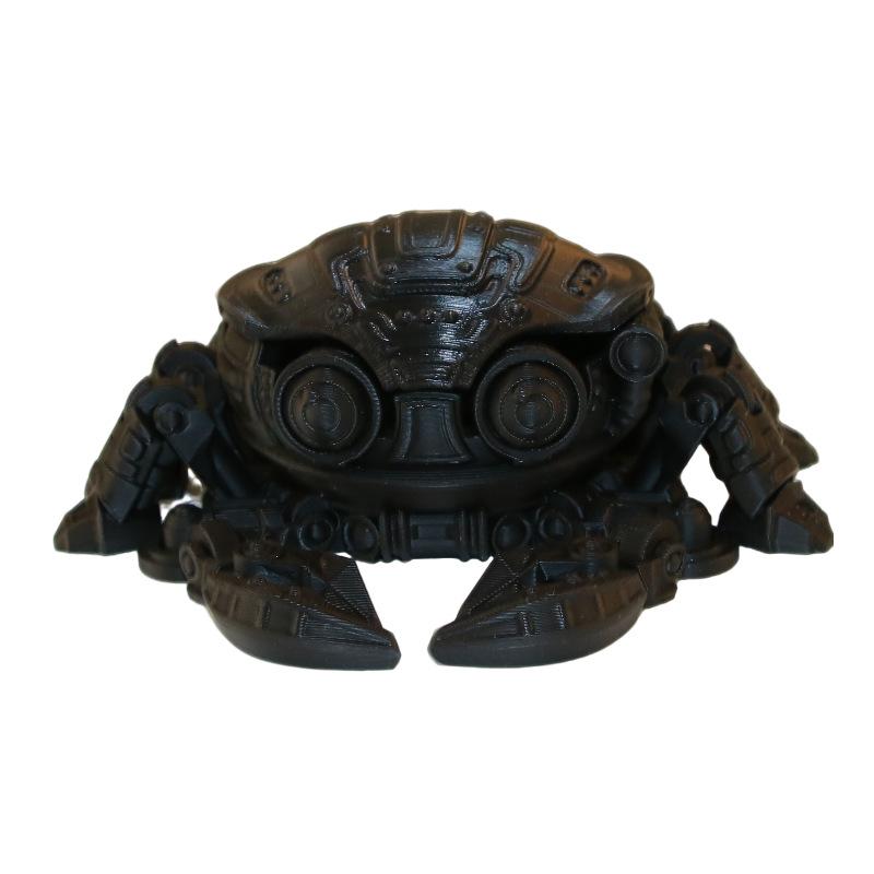 3D Printing Mechanical Crab Joint Movable Model Exquisite Novelty Anti-stress Figurine Miniature Desk Accessories Boys Gift