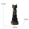 Cat Statue Ornament Egyptian Cat Figurine Statue Decoration Vintage Cat Goddess Statue Home Garden Mini Animal Ornament