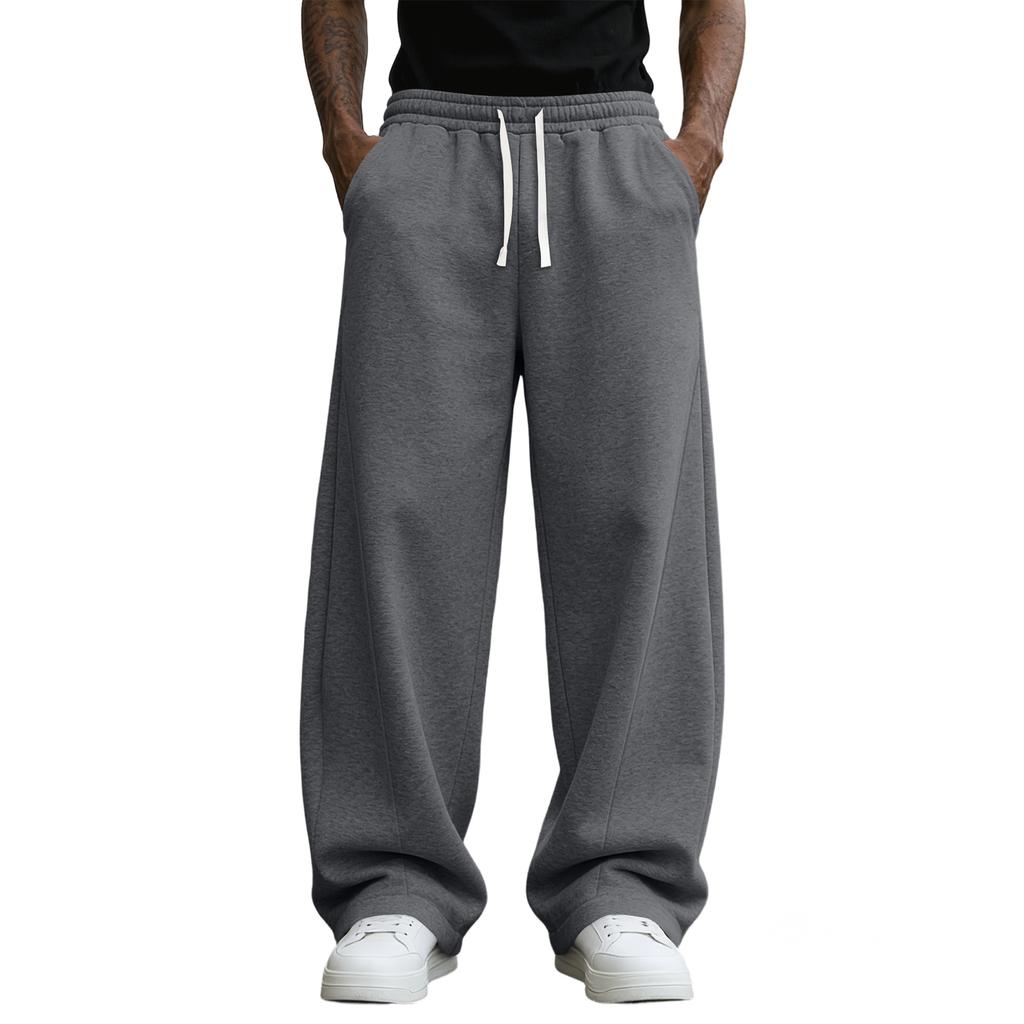 Pantaloni della tuta larghi a tinta unita da uomo Pantaloni della tuta casual alla moda da uomo