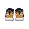 Air Jordan Sky Jordan 1 SE TD Gold Toe Baby-Sneaker Schwarz Metallic-Gold Weiß DV6068-071