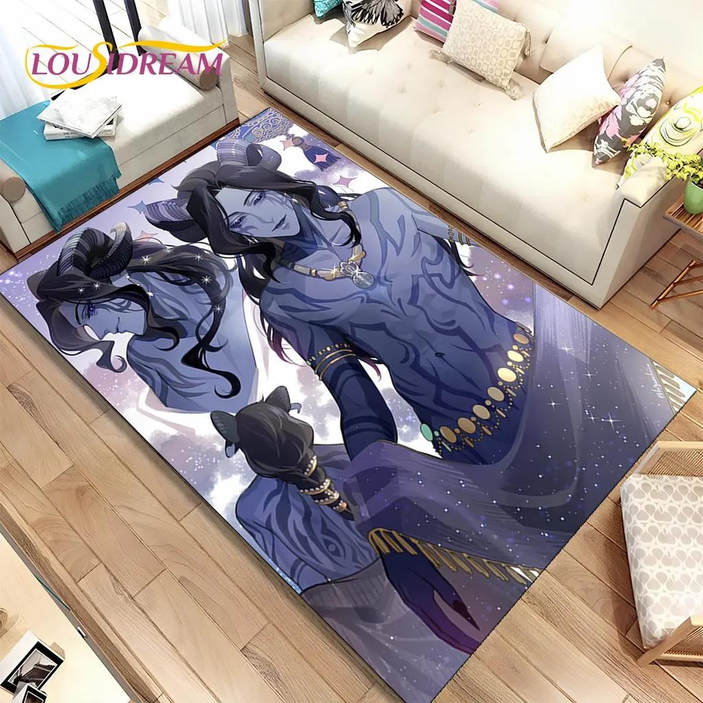 Anime,Record of Ragnarok,Cartoon Area Rug,Carpet Rug for Home Living Room Bedroom Sofa Doormat Decor,Kid play Non-slip Floor Mat