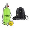 DIDEEP X6000 Portable Scuba Mini Oxygen Tank & Accessories