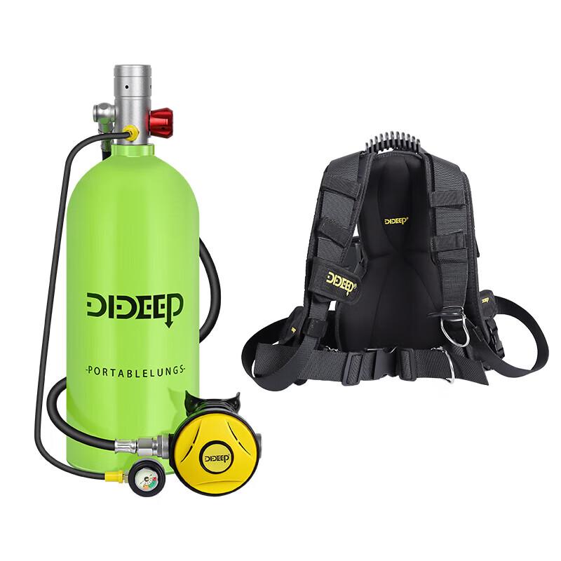 DIDEEP X6000 Portable Scuba Mini Oxygen Tank & Accessories